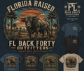 Florida Raised Bull Tee – Support Your Local Farmers