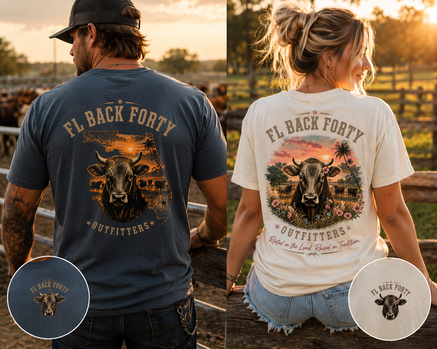 FL Back Forty Rooted in the Land Tee