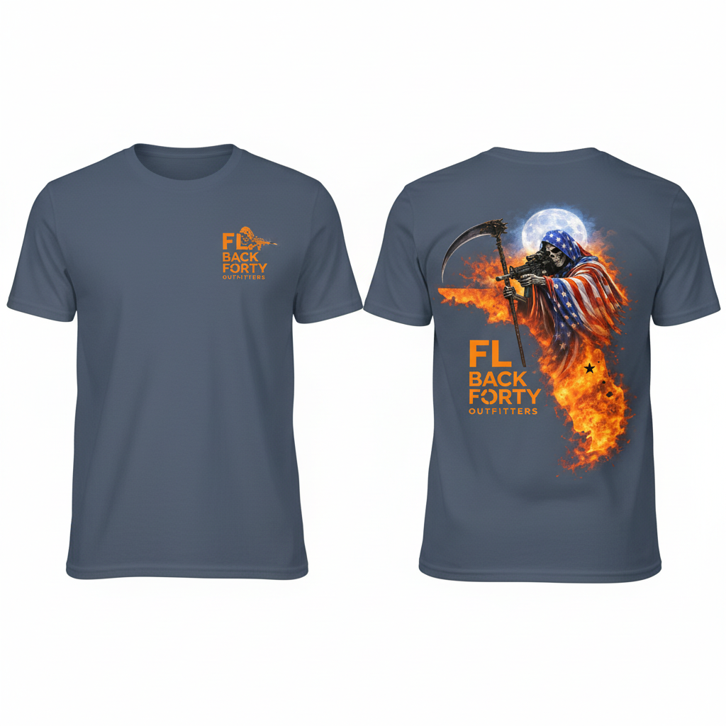 Slate Blue T-Shirt Mockup