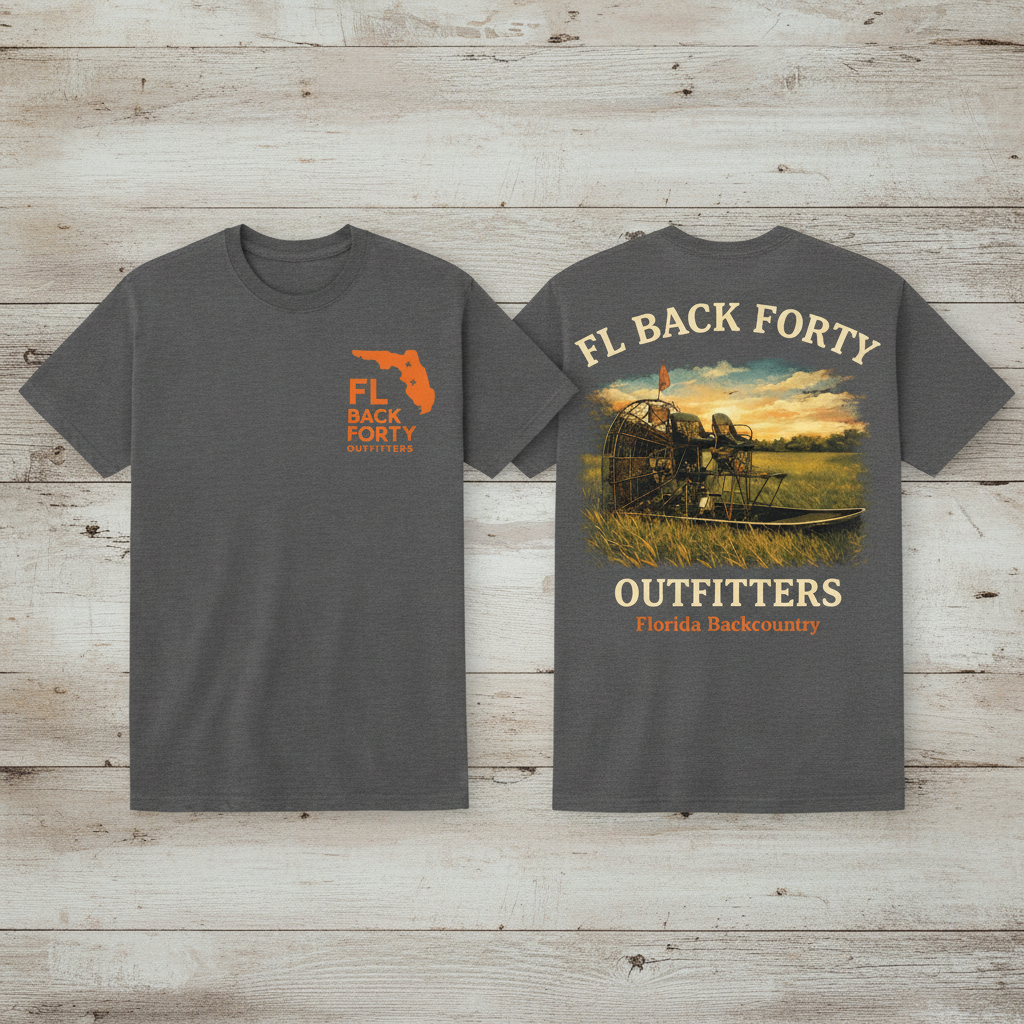 Grey Airboat T-Shirt