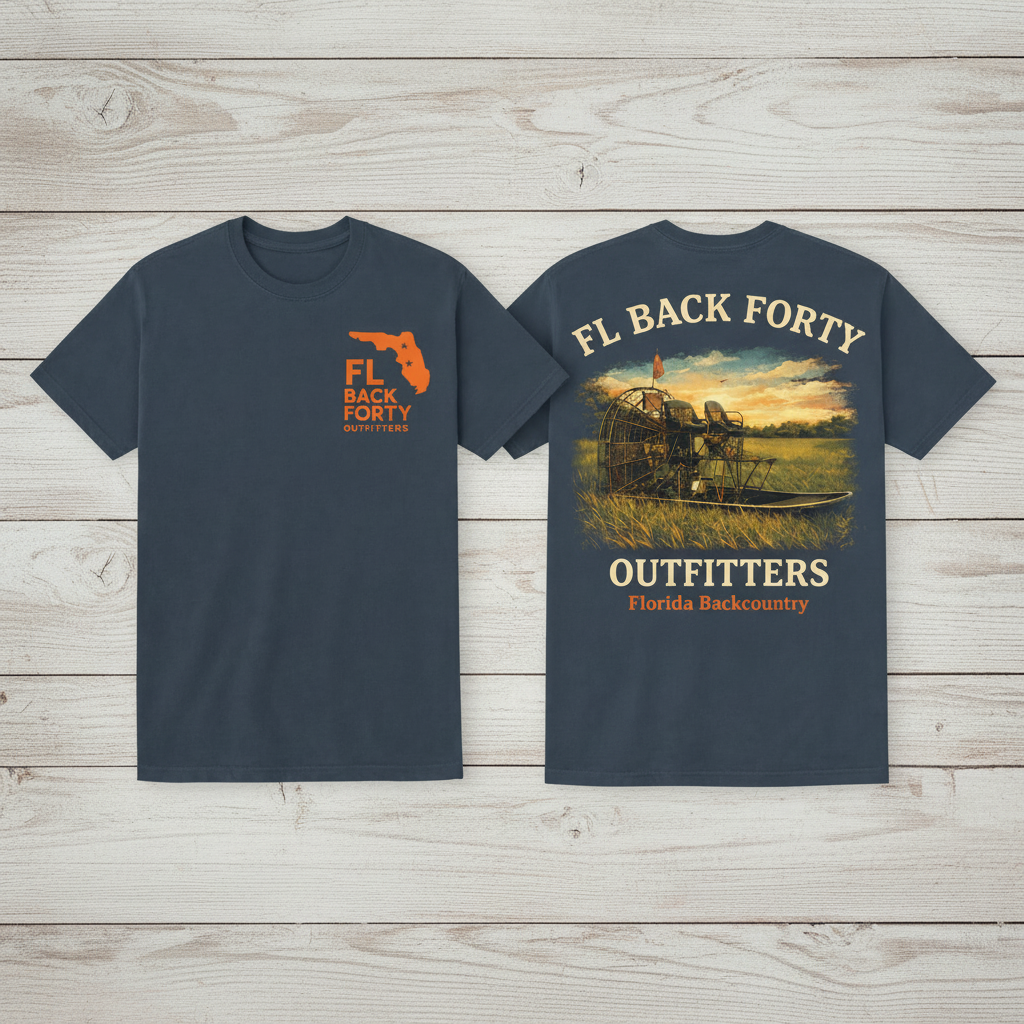Slate Blue Airboat T-Shirt