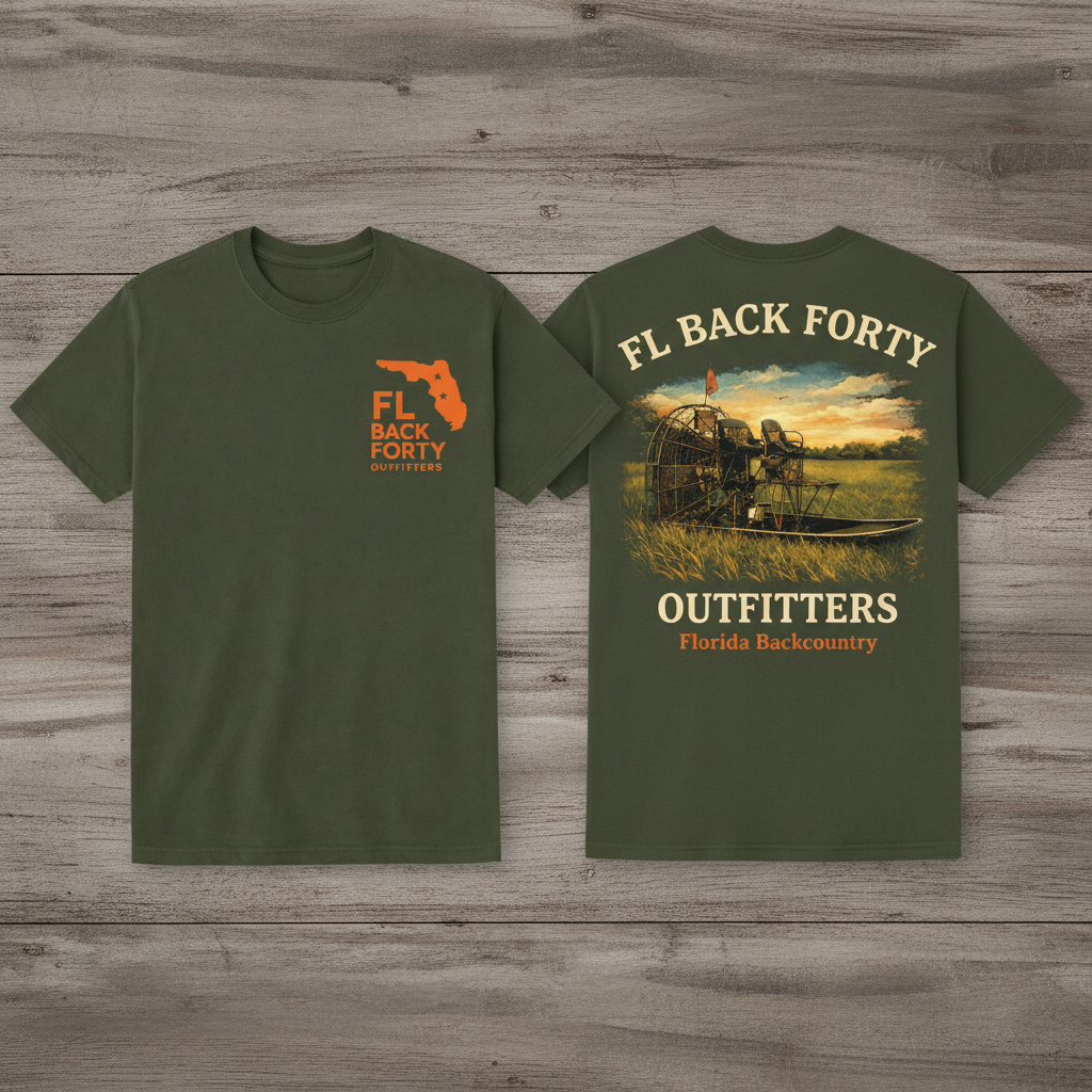 Military Green Airboat T-Shirt