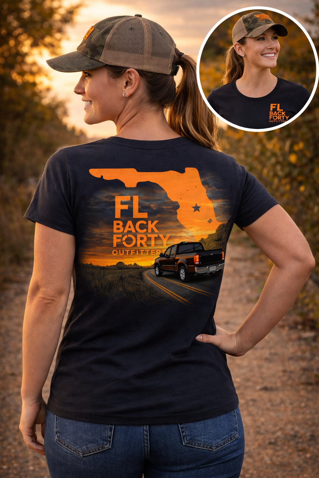 Florida Orange Grove Tee – FL Back Forty Outfitters