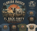 Florida Raised Cow Tee – Support Your Local Ranchers